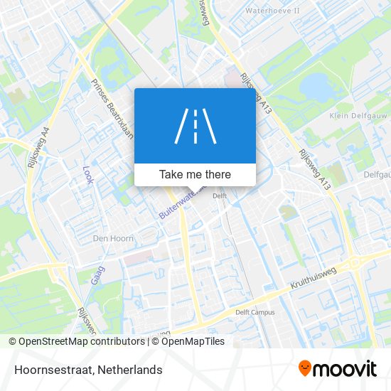 Hoornsestraat map