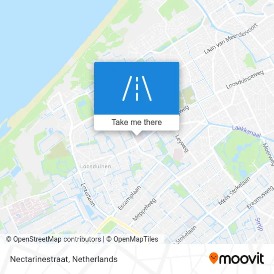 Nectarinestraat map