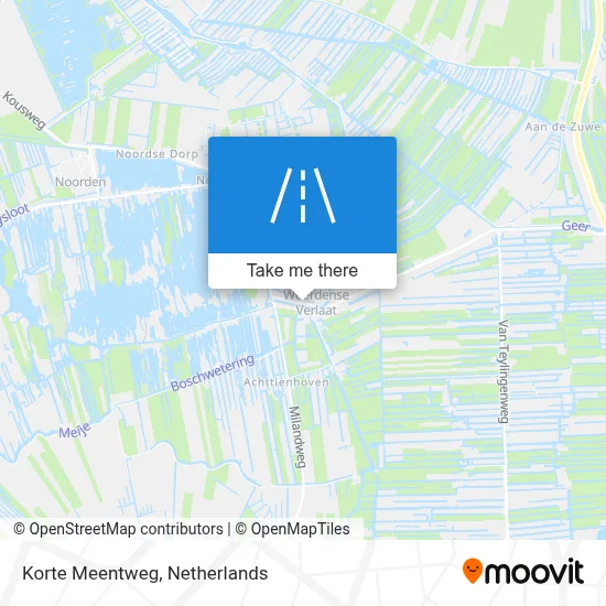 Korte Meentweg map