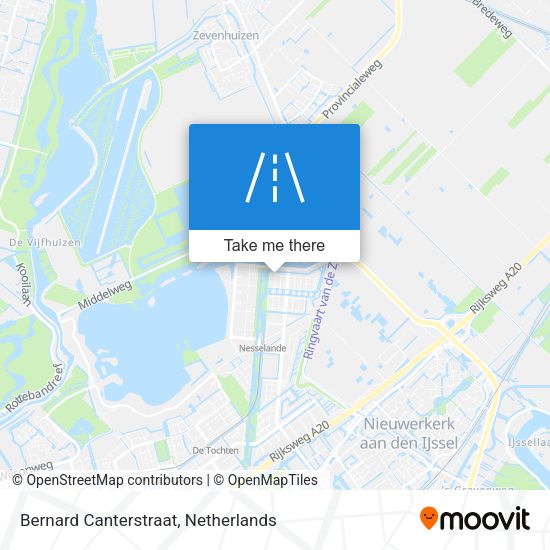 Bernard Canterstraat map