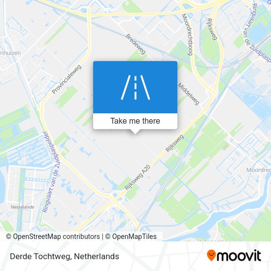 Derde Tochtweg map