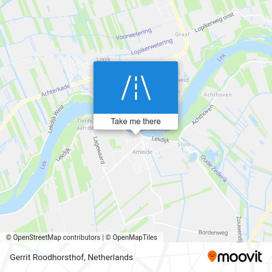 Gerrit Roodhorsthof map