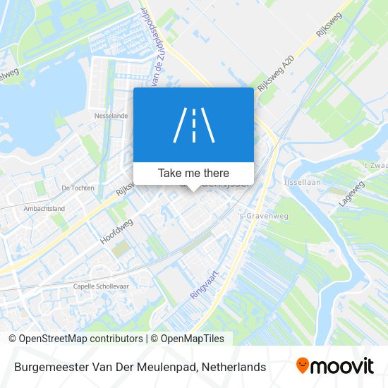 Burgemeester Van Der Meulenpad map