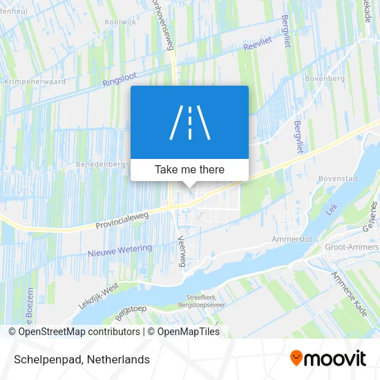 Schelpenpad map