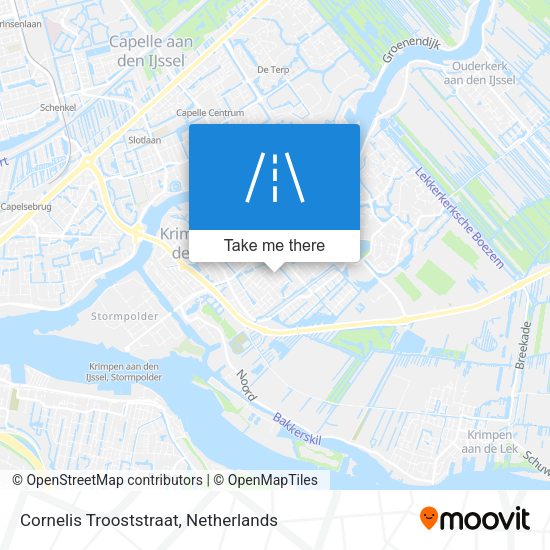 Cornelis Trooststraat map