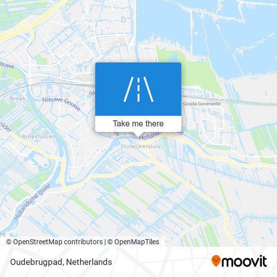 Oudebrugpad map