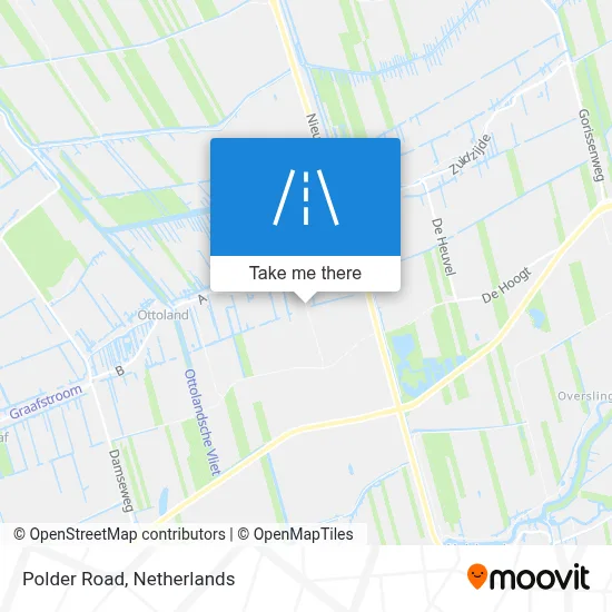 Polderweg map
