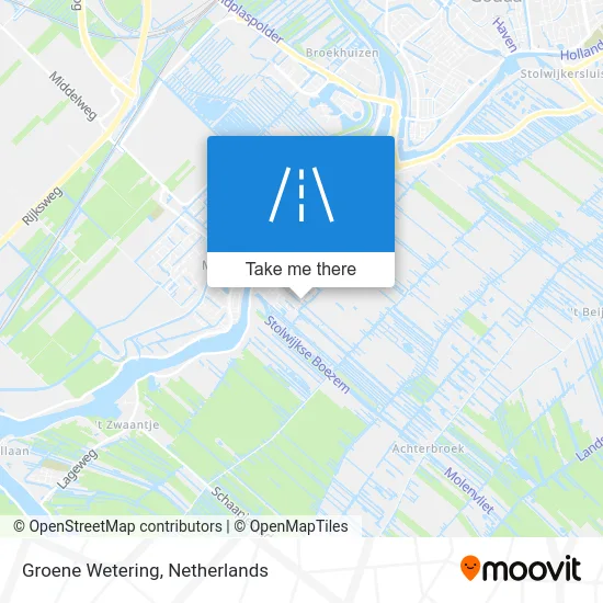 Groene Wetering map