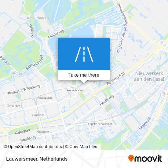 Lauwersmeer map