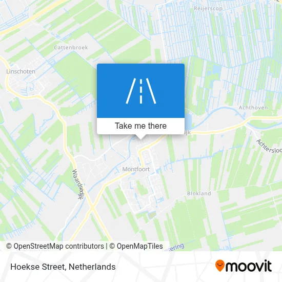 Hoeksestraat map