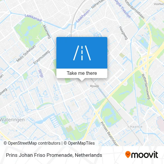 Prins Johan Friso Promenade map