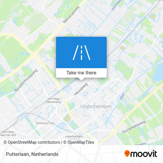 Putterlaan map