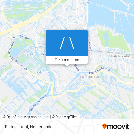 Plateelstraat map
