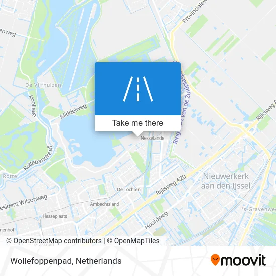 Wollefoppenpad map