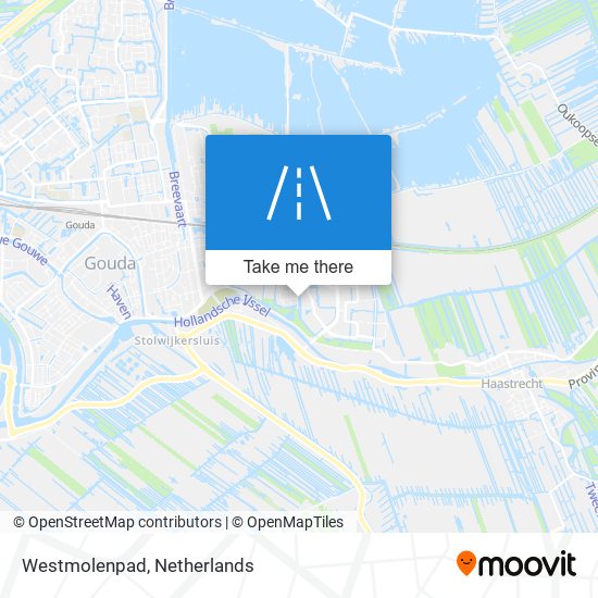 Westmolenpad map