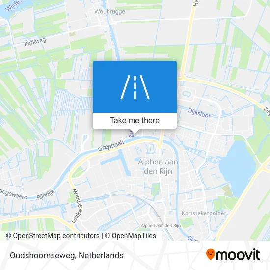 Oudshoornseweg map