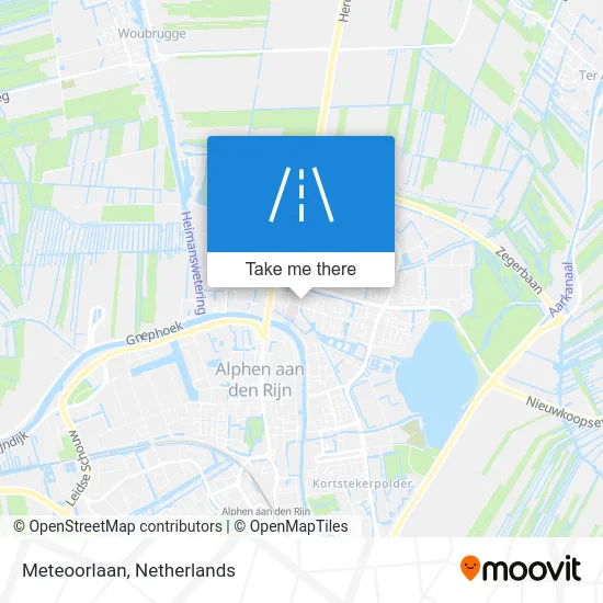 Meteoorlaan map