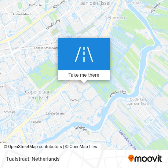 Tualstraat map