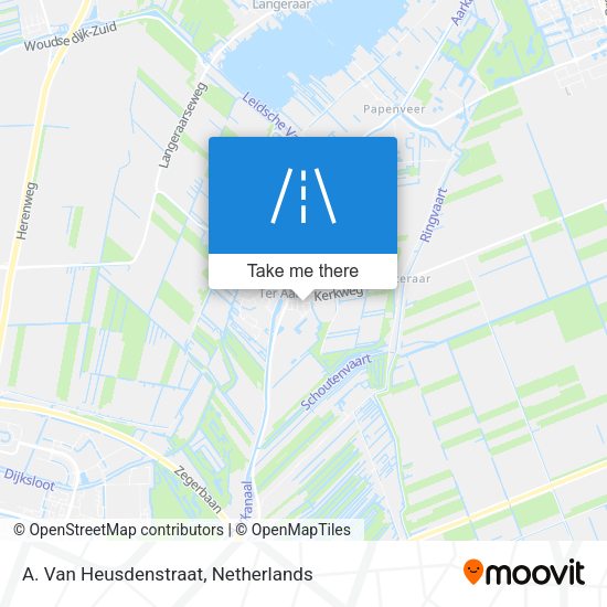 A. Van Heusdenstraat map