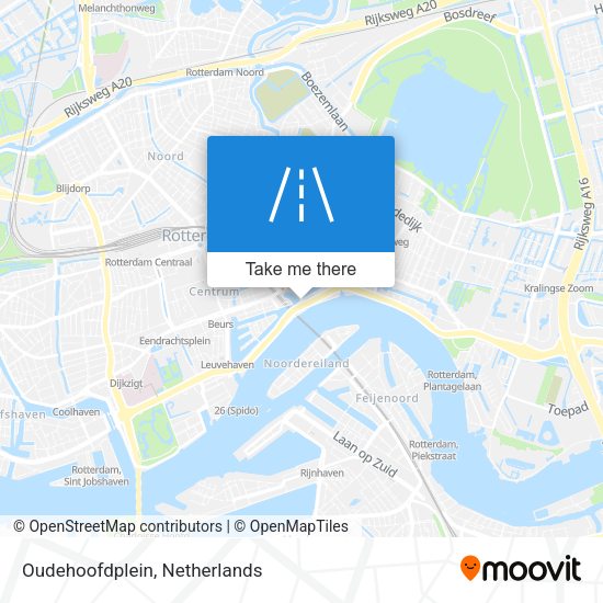 Oudehoofdplein map