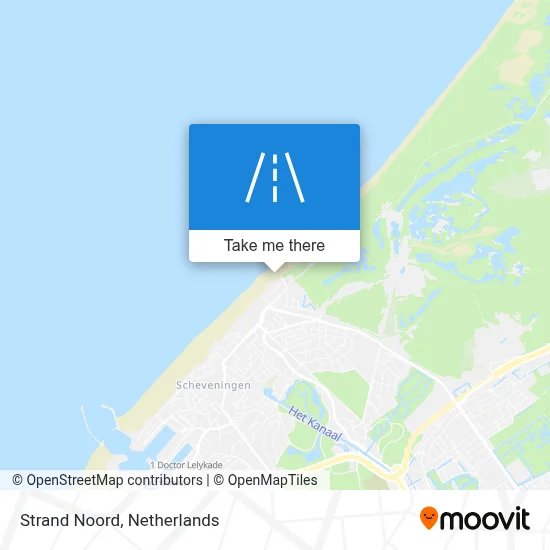 Strand Noord map