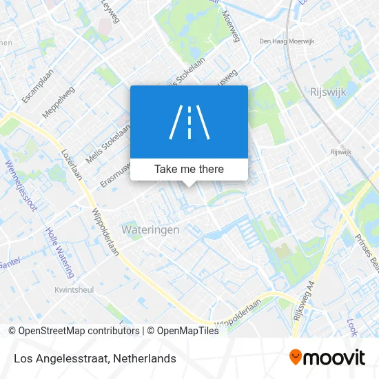Los Angelesstraat map
