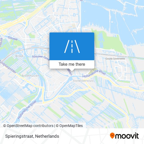 Spieringstraat map