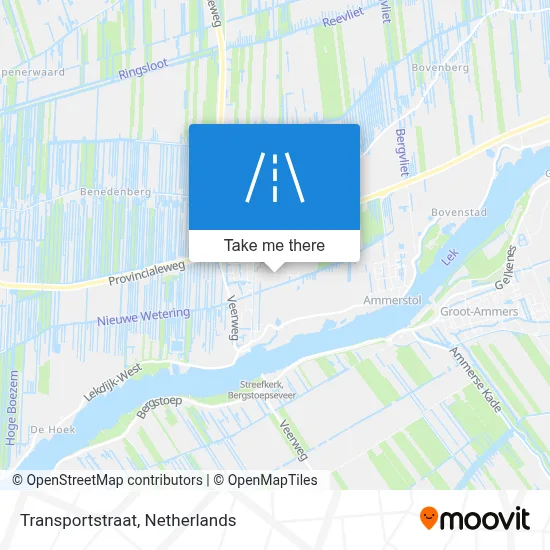 Transportstraat map