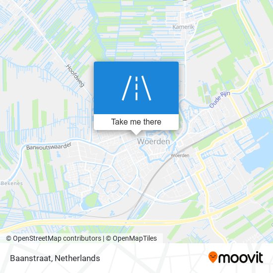 Baanstraat map