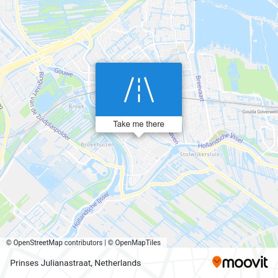 Prinses Julianastraat map