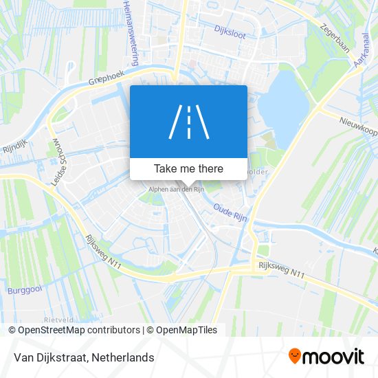 Van Dijkstraat map