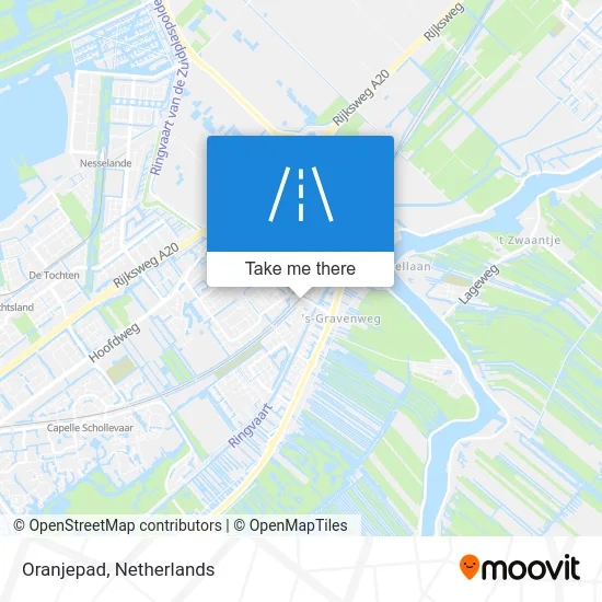 Oranjepad map