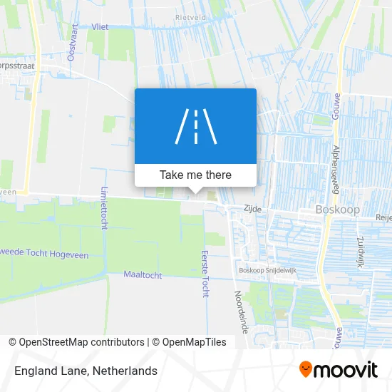 Engelandlaan map