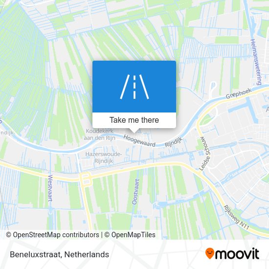 Beneluxstraat map