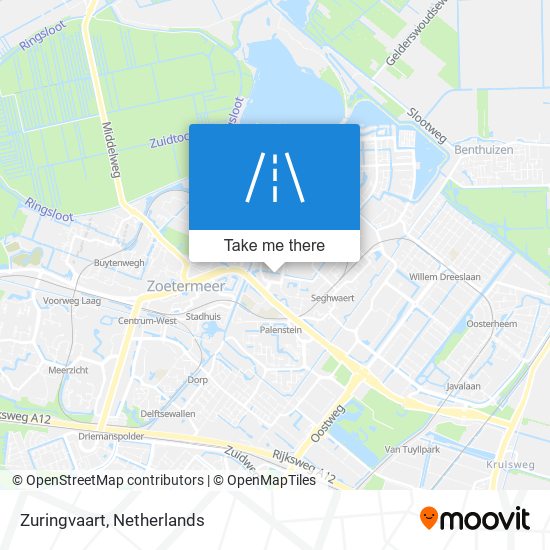 Zuringvaart map