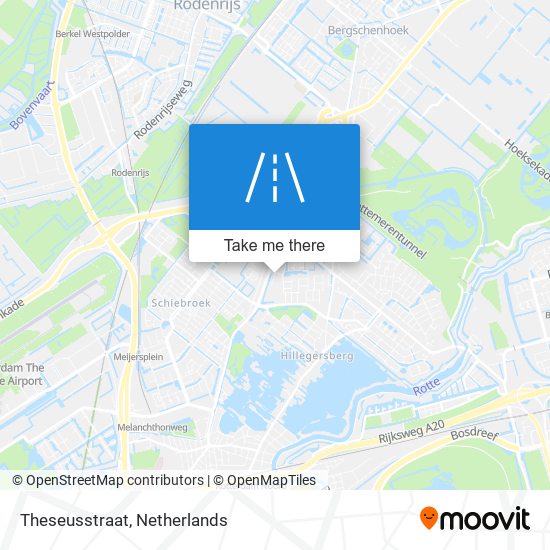 Theseusstraat map