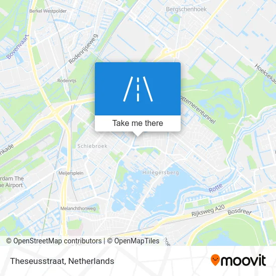 Theseusstraat map