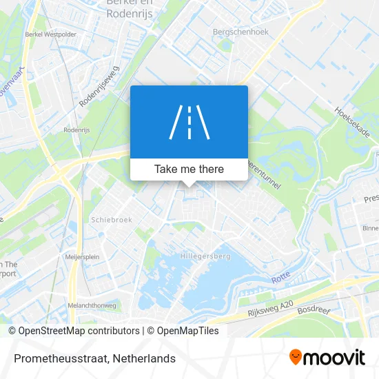 Prometheusstraat Karte