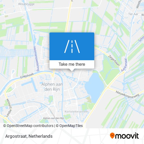 Argostraat map