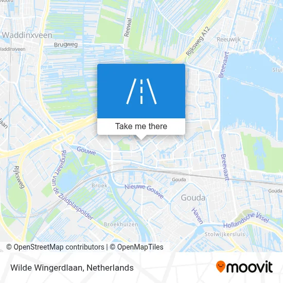 Wilde Wingerdlaan map