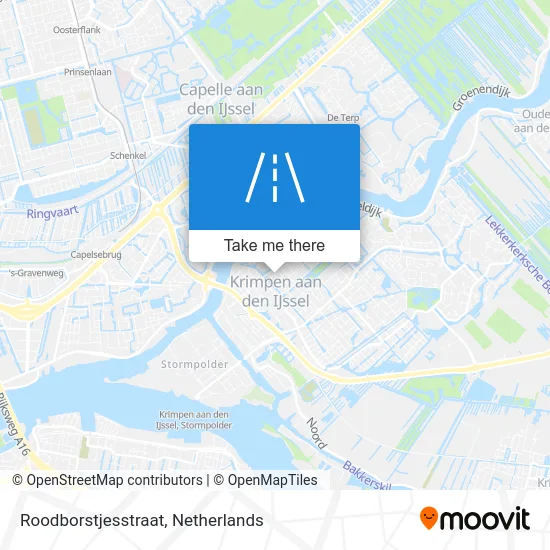 Roodborstjesstraat map