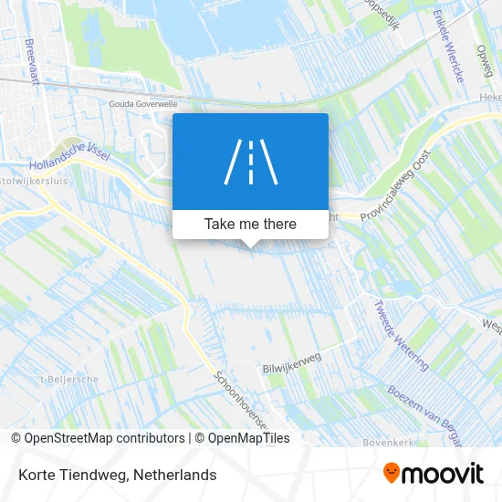 Korte Tiendweg map