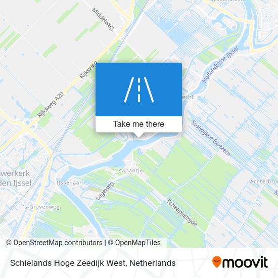 Schielands Hoge Zeedijk West map