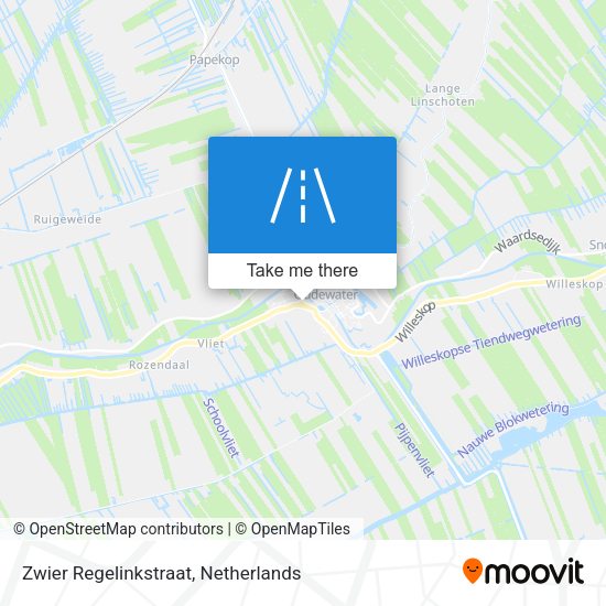 Zwier Regelinkstraat map