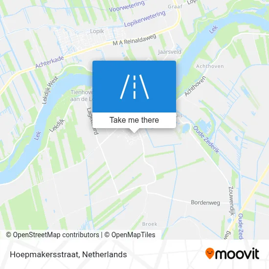Hoepmakersstraat map