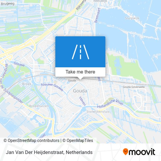 Jan Van Der Heijdenstraat map