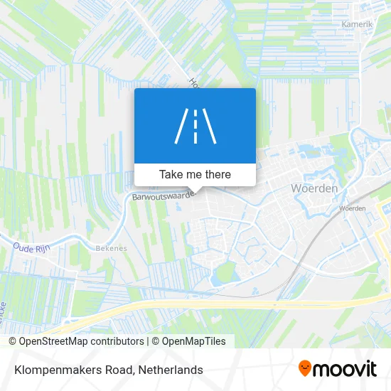 Klompenmakersweg map