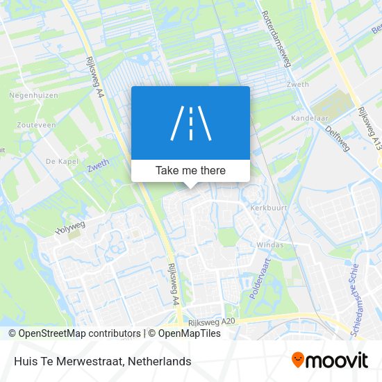 Huis Te Merwestraat map