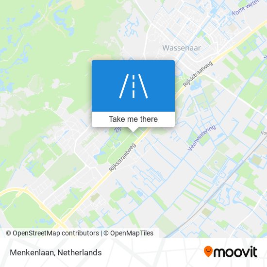 Menkenlaan map