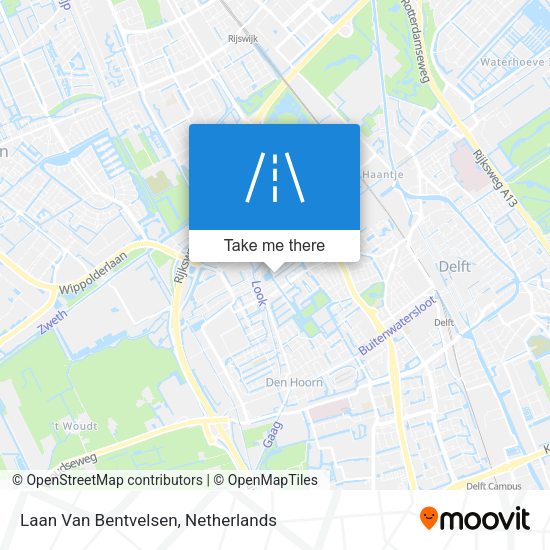 Laan Van Bentvelsen map
